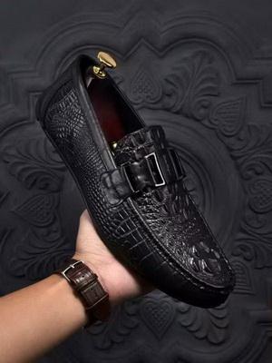 Salvatore Ferragamo Business Casual Men Shoes--095